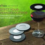 Drink Tops - Ventilated Silicone Wine Glass Covers