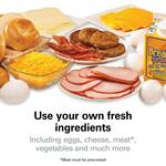 Dual Breakfast Sandwich Maker - Use Your Own Fresh Ingredients