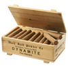 Dynamite Fire Starters in a Wooden Crate