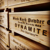 Dynamite Fire Starters in a Wooden Crate