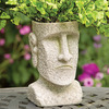 Easter Island Head Statue Planter
