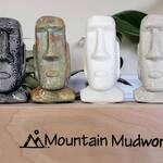 Easter Island Moai Head Plant Watering Spike