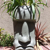 Easter Island Moai Head Planter