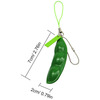 Edamame Popping Keychain / Fidget Toy