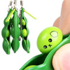 Edamame Popping Keychain / Fidget Toy