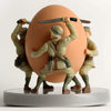 Soldier Egg Cup - Battle on the Breakfast Table