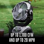 EGO POWER+ Cordless Tabletop Oscillating Misting Fan