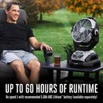 EGO POWER+ Cordless Tabletop Oscillating Misting Fan