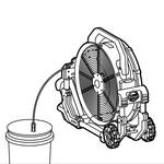 EGO POWER+ Misting Fan - The World's Most Powerful Cordless Misting Fan!