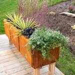Elevated Corten Steel Raised Garden Bed Planter