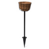 Elevated Self-Watering Flower Basket Stake Planter