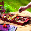 Emile Henry Kabob Grilling Stone with Skewers