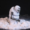 Evil Snowman Statue