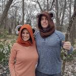 Ewok-Inspired Hooded Scarf / Cowl