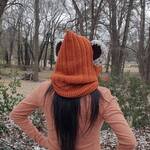 Ewok-Inspired Hooded Scarf / Cowl