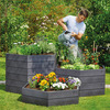 Exaco Modular Hexagon Raised Garden Bed Planter