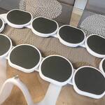 Expandable Lazy Susan for Rectangular Dinner Tables
