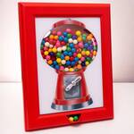 Eye Candy Frame - Gumballs / Candy / Nuts / Pet Treats Wall Dispenser