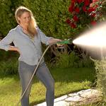 EZ Grip Hose Nozzle - Ergonomic Rotating Handle / 9 Spray Patterns