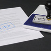 Facebook Like Button Rubber Stamp