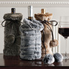 Faux Fur Wine Bottle Covers