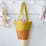 Felt Candy Corn Halloween Treat Bag