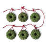 Festive Bird Seed Tree Ornaments and String Lights