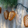 Festive Fall Pinecone String Lights