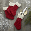 Festive Flatware Stockings