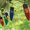 Festive Holiday String Light Bird Feeder