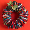 Festive Sweater Wreath