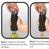 Final Touch Easy Turn Corkscrew With Spring Assist
