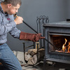 FireDragon Fireplace Tool - All-in-One Poker,  Bellows, and Rake