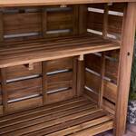 Firewood Log Storage Teak Shed