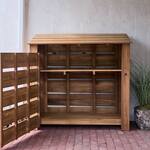 Firewood Log Storage Teak Shed