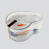 Fishpool Aquarium - Betta Fish Swimming Pool with Diving Board