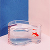 Fishpool Aquarium - Betta Fish Swimming Pool with Diving Board