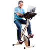 FitDesk X1 - Folding Exercise Bike With Sliding Desk Platform