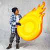 Flaming Fireball Snow Tube