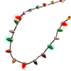 Flashing Christmas Lights Necklace