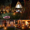 Flickering Flame LED Solar Torches