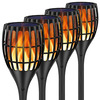 Flickering Flame LED Solar Torches