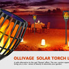 Flickering Flame LED Solar Torches