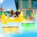 Floating Wine Glasses with Splash-Proof Silicone Lids for the Pool
