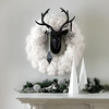Fluffy Snowball Wreath