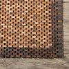 Foldable Teak Wood Floor Mat