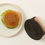 Football Grill Press -  Sear a Football onto Buns, Steaks, Chicken, and More