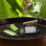 Football Grill Press -  Sear a Football onto Buns, Steaks, Chicken, and More
