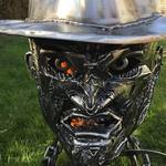 Freddy Krueger Wood Burning Fire Pit / Metal Art