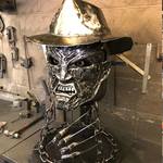 Freddy Krueger Wood Burning Fire Pit / Metal Art